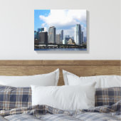 Waterfront Canvas Afdruk (Insitu (Slaapkamer))
