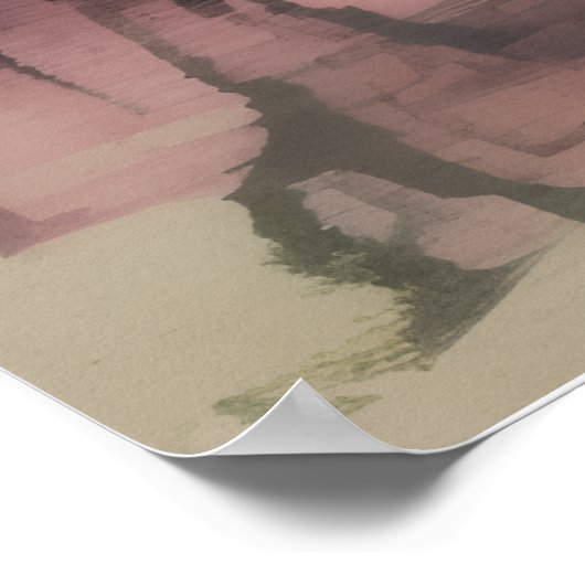 Waterfront Castle Landscape Poster (Hoek)