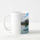 Waterfront gebied in Stonington, Maine Koffiemok (Links)