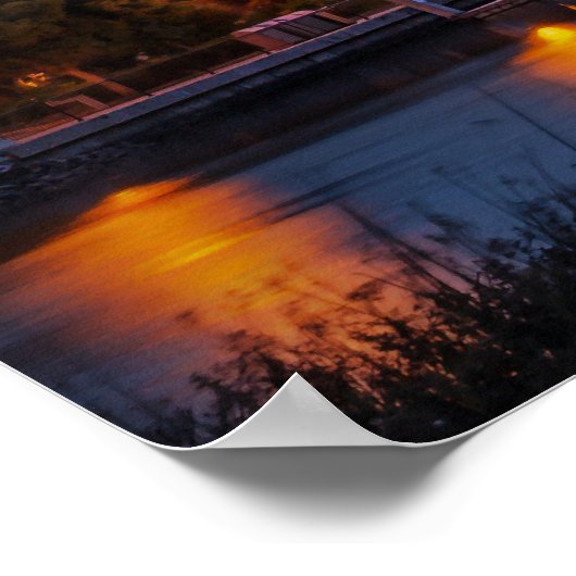 Waterfront Herons Poster (Hoek)