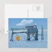 Waterfront Home Funny Briefkaart (Voorkant / Achterkant)