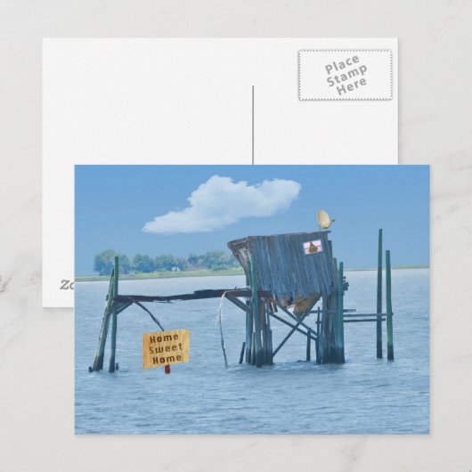 Waterfront Home Funny Briefkaart (Voorkant / Achterkant)