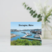 Waterfront in Stonington, Maine Briefkaart (Staand voorkant)