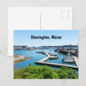 Waterfront in Stonington, Maine Briefkaart (Voorkant / Achterkant)