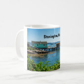 Waterfront in Stonington, Maine Koffiemok (Voorkant links)