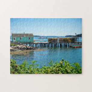 Waterfront in Stonington, Maine Legpuzzel