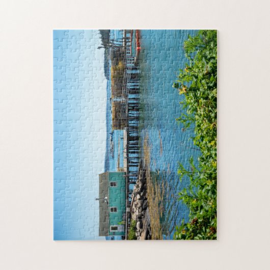 Waterfront in Stonington, Maine Legpuzzel (Verticaal)