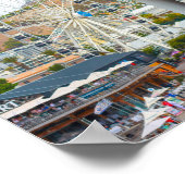 Waterfront Kaapstad Zuid-Afrika stadsgezicht Poster (Hoek)