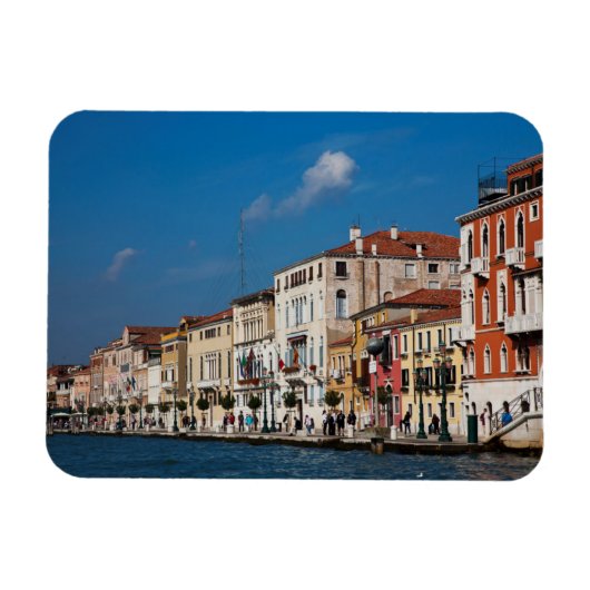 Waterfront langs het Grand Canal in Venetië Magneet (Horizontaal)