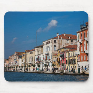Waterfront langs het Grand Canal in Venetië Muismat