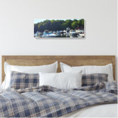 Waterfront Marina Canvas Afdruk (Insitu (Slaapkamer))