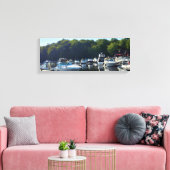 Waterfront Marina Canvas Afdruk (Insitu (Woonkamer))