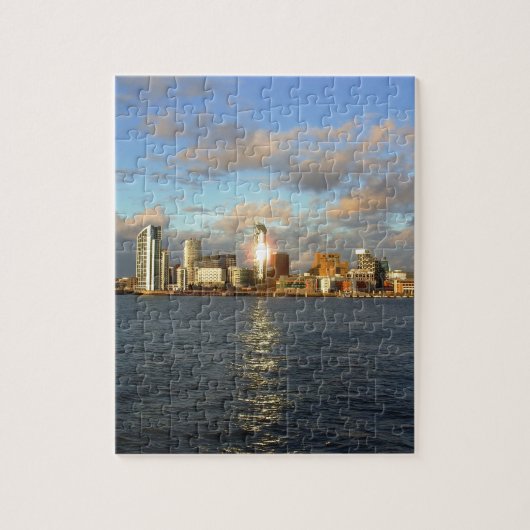 Waterfront, Mersey en Liverpool Legpuzzel (Verticaal)