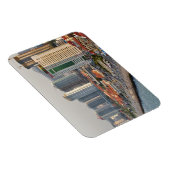 Waterfront met stadsbeeld van Yantai, Shandong Magneet (Rechterzijde)