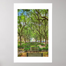 Waterfront Park in Charleston, SC poster