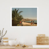 Waterfront Promenade, San Remo, Franse Riveria Poster (Keuken)