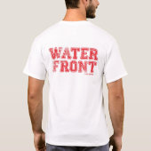Waterfront T-Shirt/Red on White T-shirt (Achterkant)