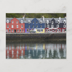 Waterfront, Tobermory, Isle of Mull, Schotland, Briefkaart