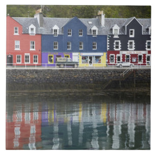 Waterfront, Tobermory, Isle of Mull, Schotland Tegeltje