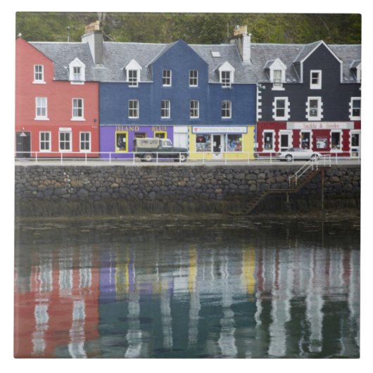 Waterfront, Tobermory, Isle of Mull, Schotland Tegeltje (Voorkant)