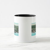 Waterfront Uitzicht van de stad en Steamer Mok (Midden)