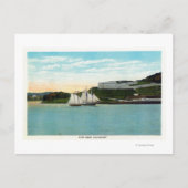 Waterfront Uitzicht van Fort Knox Briefkaart (Voorkant)