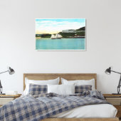 Waterfront Uitzicht van Fort Knox Canvas Afdruk (Insitu (Slaapkamer))