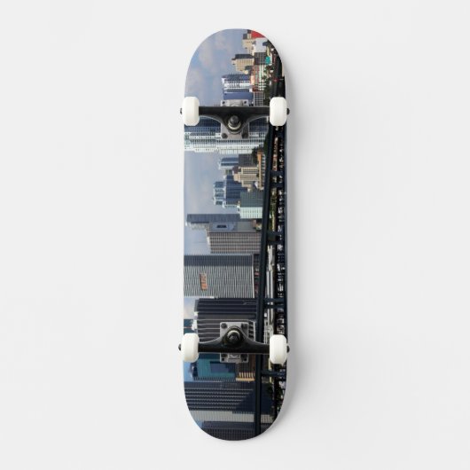 Waterfront uitzicht van Miami Persoonlijk Skateboard (Voorkant)