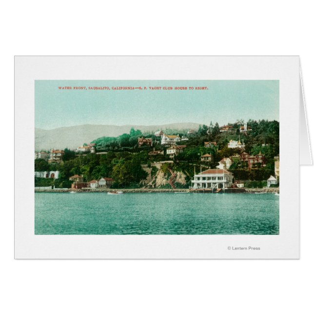 Waterfront Uitzicht van San Francisco Yacht Club (Voorkant Horizontaal)