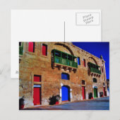 Waterfront, Valletta Briefkaart (Voorkant / Achterkant)