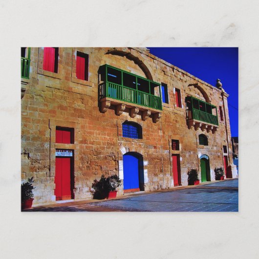 Waterfront, Valletta Briefkaart (Voorkant)
