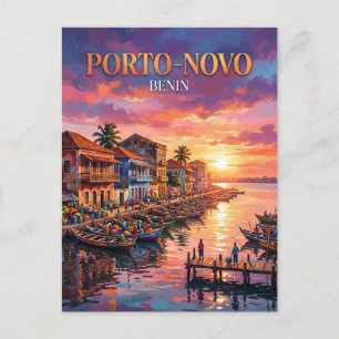 Waterfront van Porto-Novo Benin Briefkaart