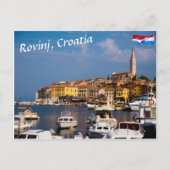 Waterfront van Rovinj, Kroatië Briefkaart (Voorkant)