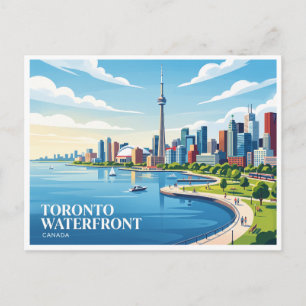 Waterfront van Toronto Canada Briefkaart