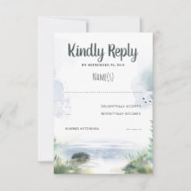 Waterfront Zomer Bruiloft RSVP