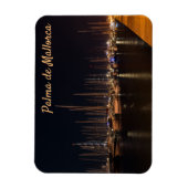 Waterfrontpromenade 's nachts - Palma de Mallorca Magneet (Verticaal)