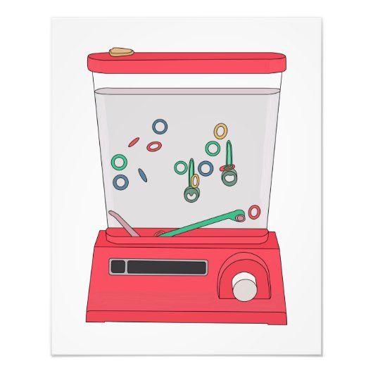 Waterful Ring Toss Foto Afdruk (Voorkant)