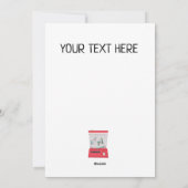 Waterful Ring Toss House Flag Feestdagenkaart (Achterkant)