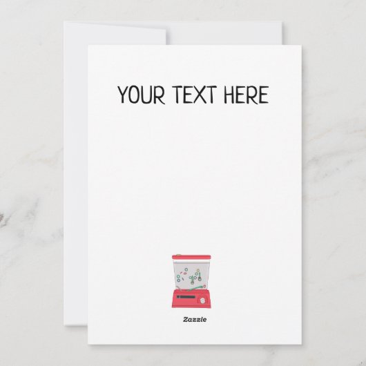 Waterful Ring Toss House Flag Feestdagenkaart (Achterkant)