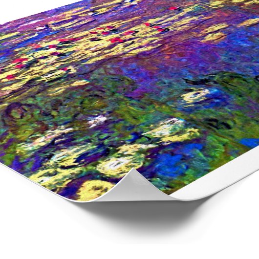 Watergalgen - Impressionistisch schilderen door Mo Poster (Hoek)