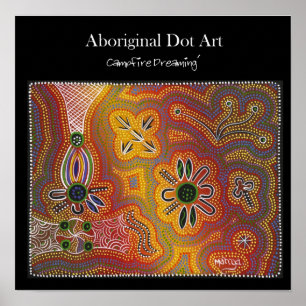Watergat Dreaming Dot Art Poster