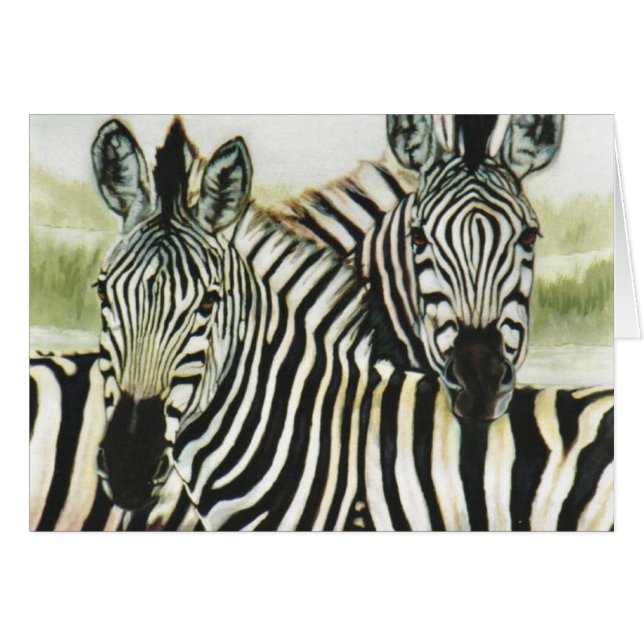 "Watergat Zebras" (Voorkant Horizontaal)