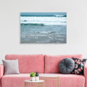 Watergate Bay Beach Newquay Cornwall England Canvas Afdruk (Insitu (Woonkamer))