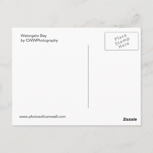 Watergate Bay Briefkaart (Achterkant)