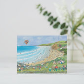 Watergate Bay Cornwall Briefkaart (Staand voorkant)