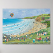 Watergate Bay Cornwall Poster (Voorkant)