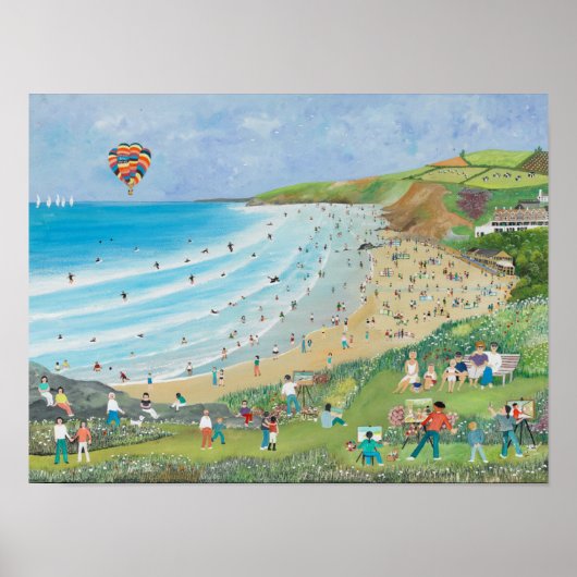 Watergate Bay Cornwall Poster (Voorkant)