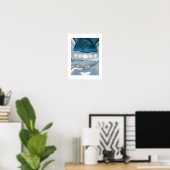 Watergeesten in een druppel poster (Thuiskantoor)