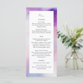 Watergekleurd Lijst Menu (Staand voorkant)