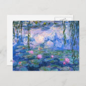 Watergelilies 1 briefkaart (Voorkant / Achterkant)